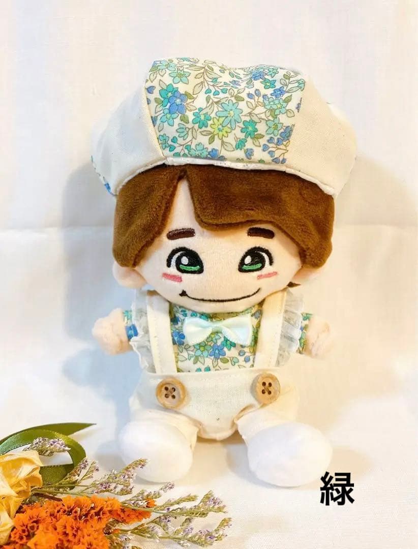 花柄ベレー帽コーデセット　オーダーページ　関西ちびぬい　はぴぬい　ぬい服