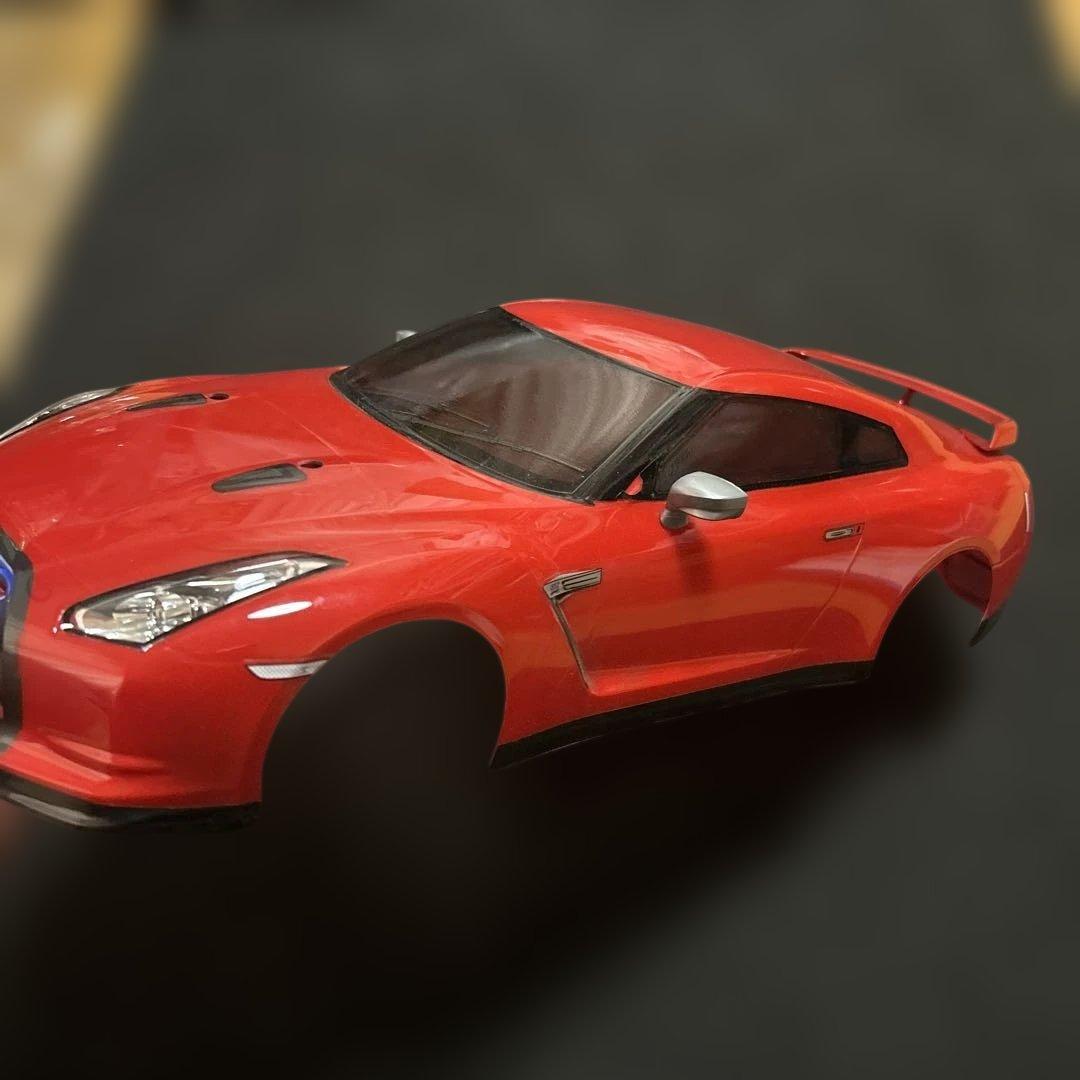ラジコンボディ　GT-R レッド