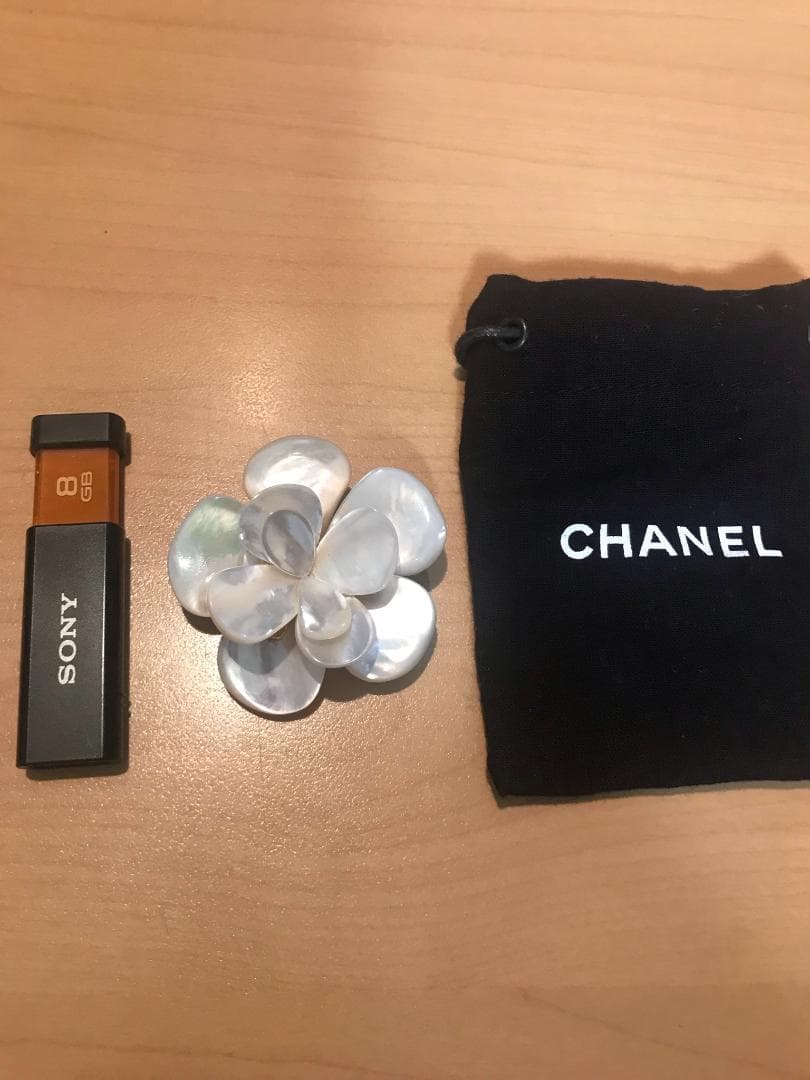 【訳あり】シャネル CHANEL カメリア フラワー ブローチ コサージュ