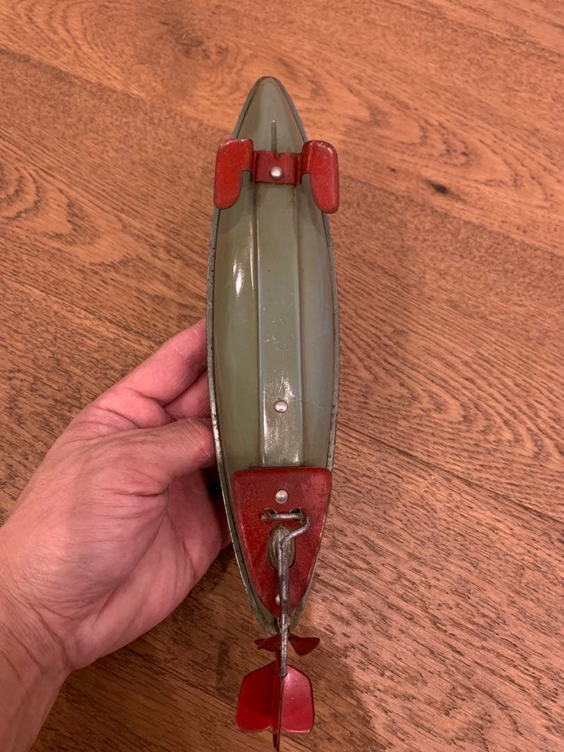 動作確認済 昭和レトロ マルサン S.N.N.25日本製 ブリキ潜水艦