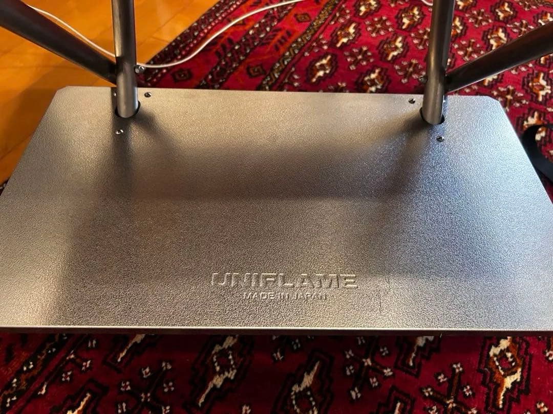 ユニフレーム　焚き火テーブル＋レッグラッグ　おまけ(コールマンチェア)