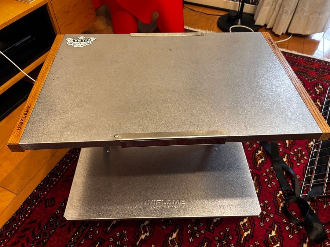 ユニフレーム　焚き火テーブル＋レッグラッグ　おまけ(コールマンチェア)