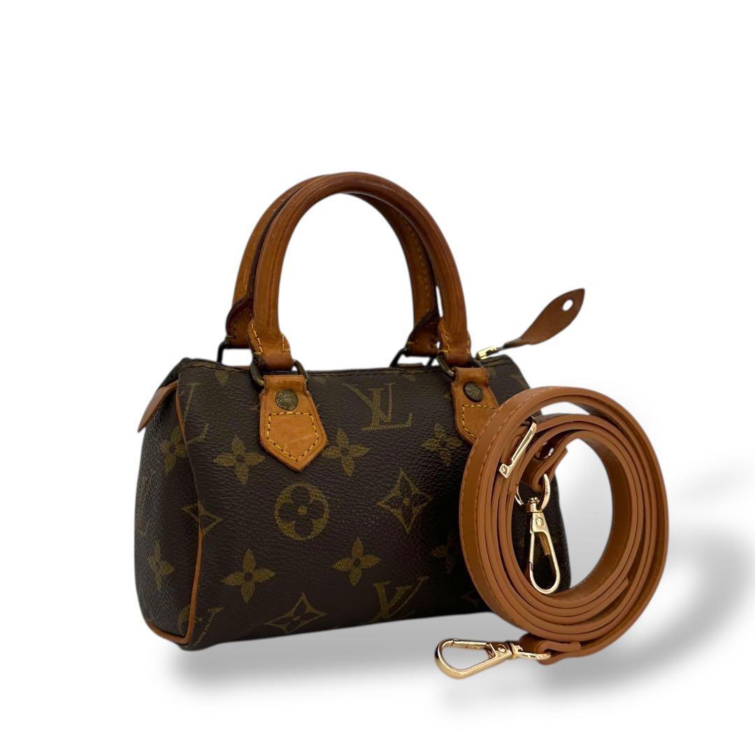 [美品] ルイヴィトン モノグラム　ミニスピーディ ハンドバッグ　2way