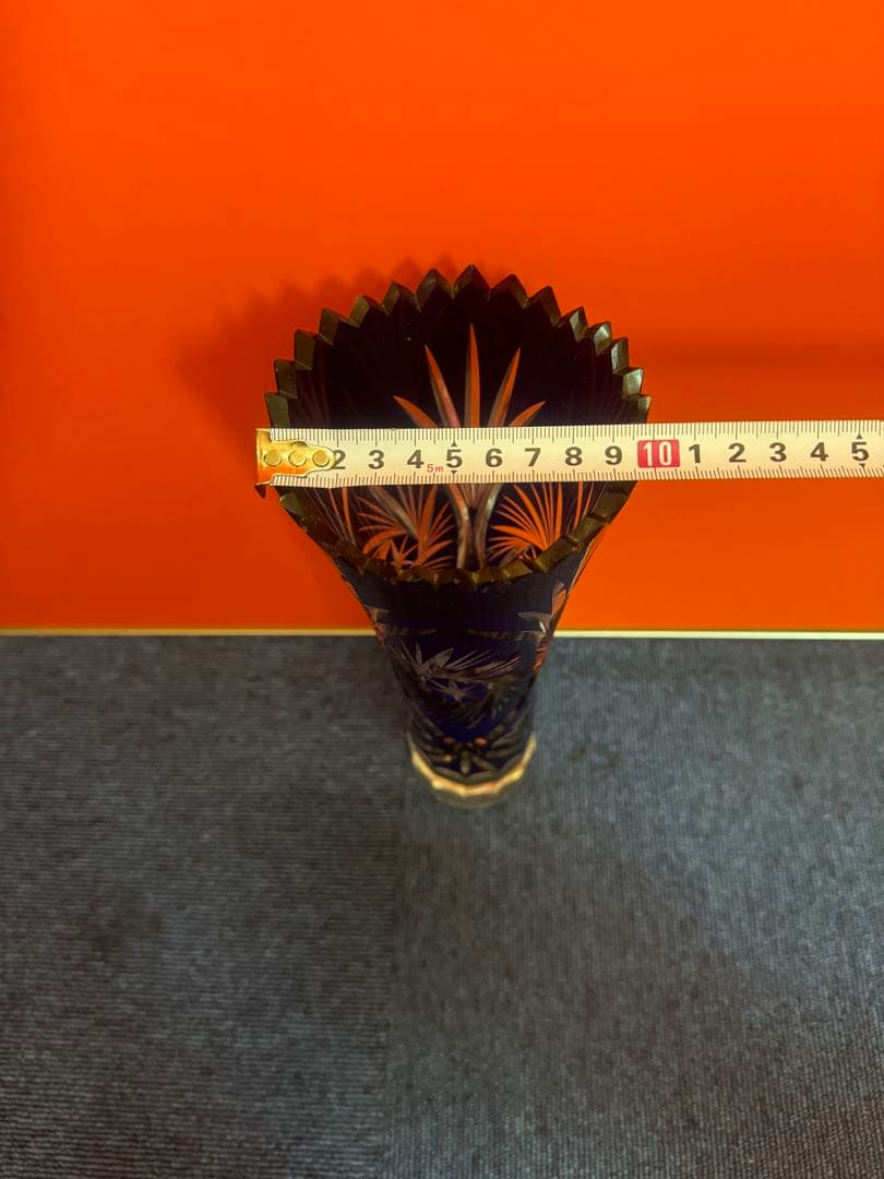 1864  切子 花瓶 フラワーベース