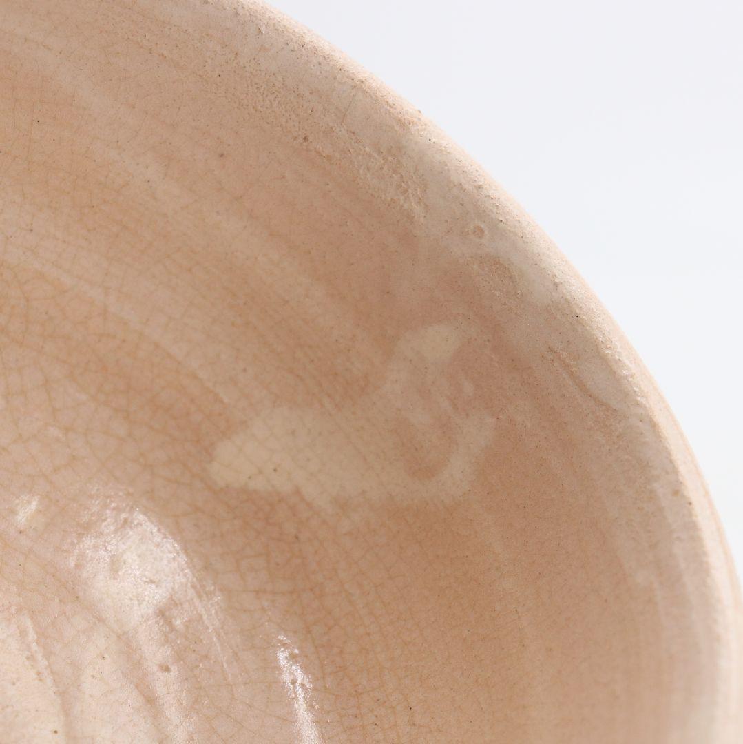 十代休雪 三輪休和作 萩焼 茶碗 茶道具 共箱　M965