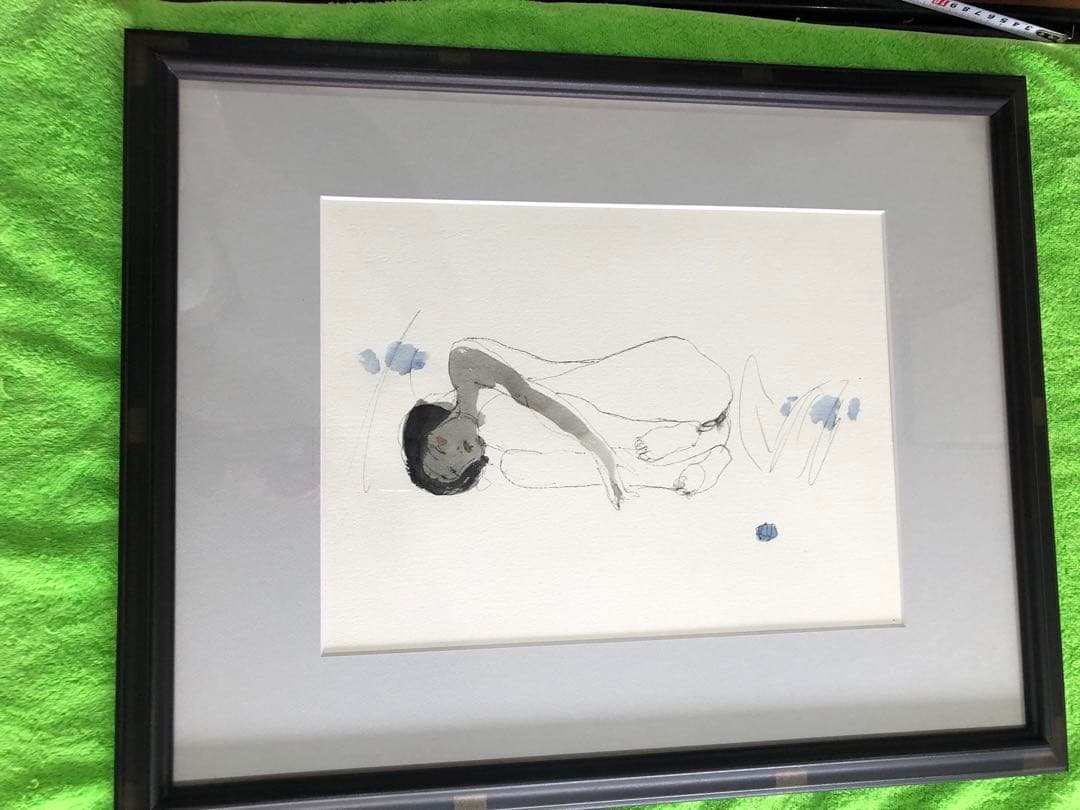 栗原一郎　素描　裸婦　絵画