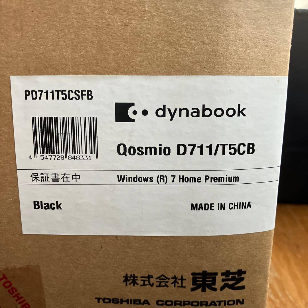 新品未開梱 Dynabook Qosmio D711/T5CB