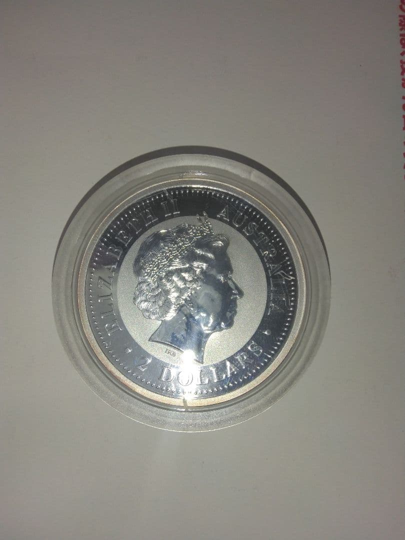 銀貨 2oz 2000年オーストラリア 龍