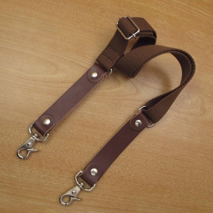 ブラウン　６丁(バリカン用ポケット)本革シザーケース　SCA-241/CBA