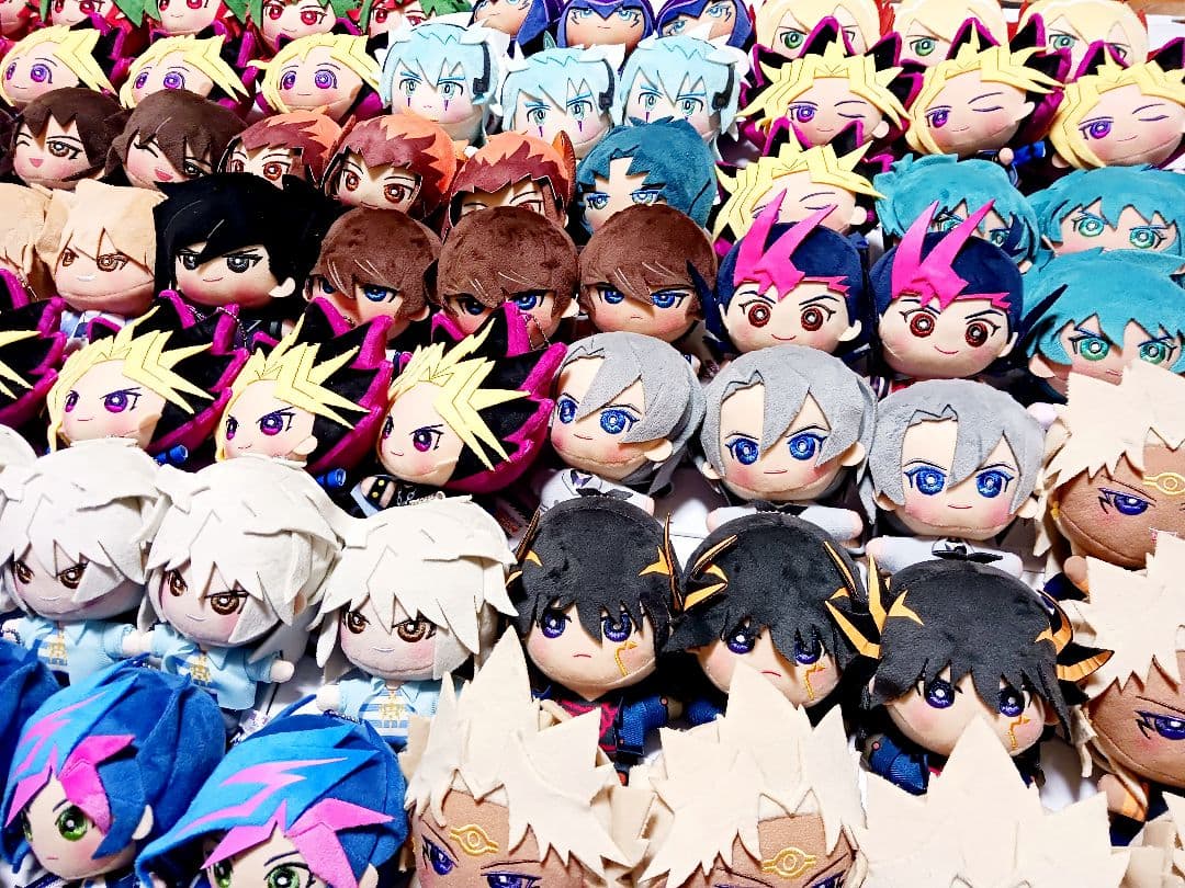 【75体+αおまけ】遊戯王 遊☆戯☆王 みにコレ ぬいぐるみ マスコット まとめ