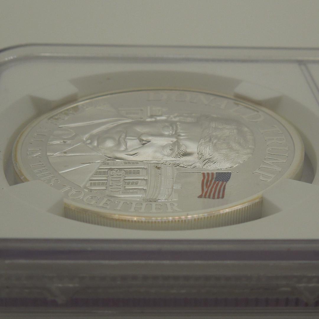 2020 カメルーン ドナルド・トランプ 1000F銀貨－NGC PF70 UC