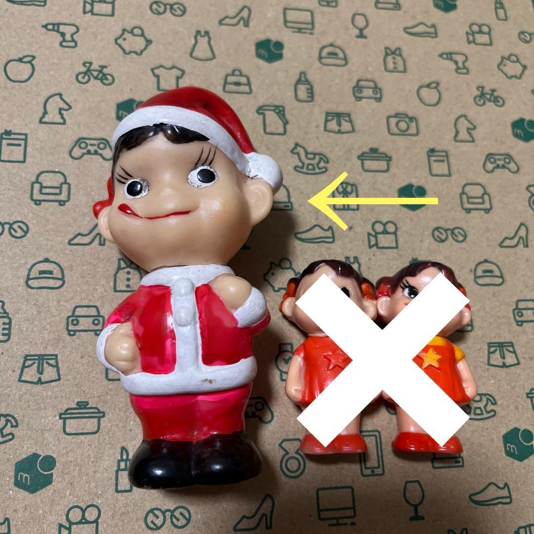 ペコちゃん　不二家　サンタ　ソフビ　レトロ