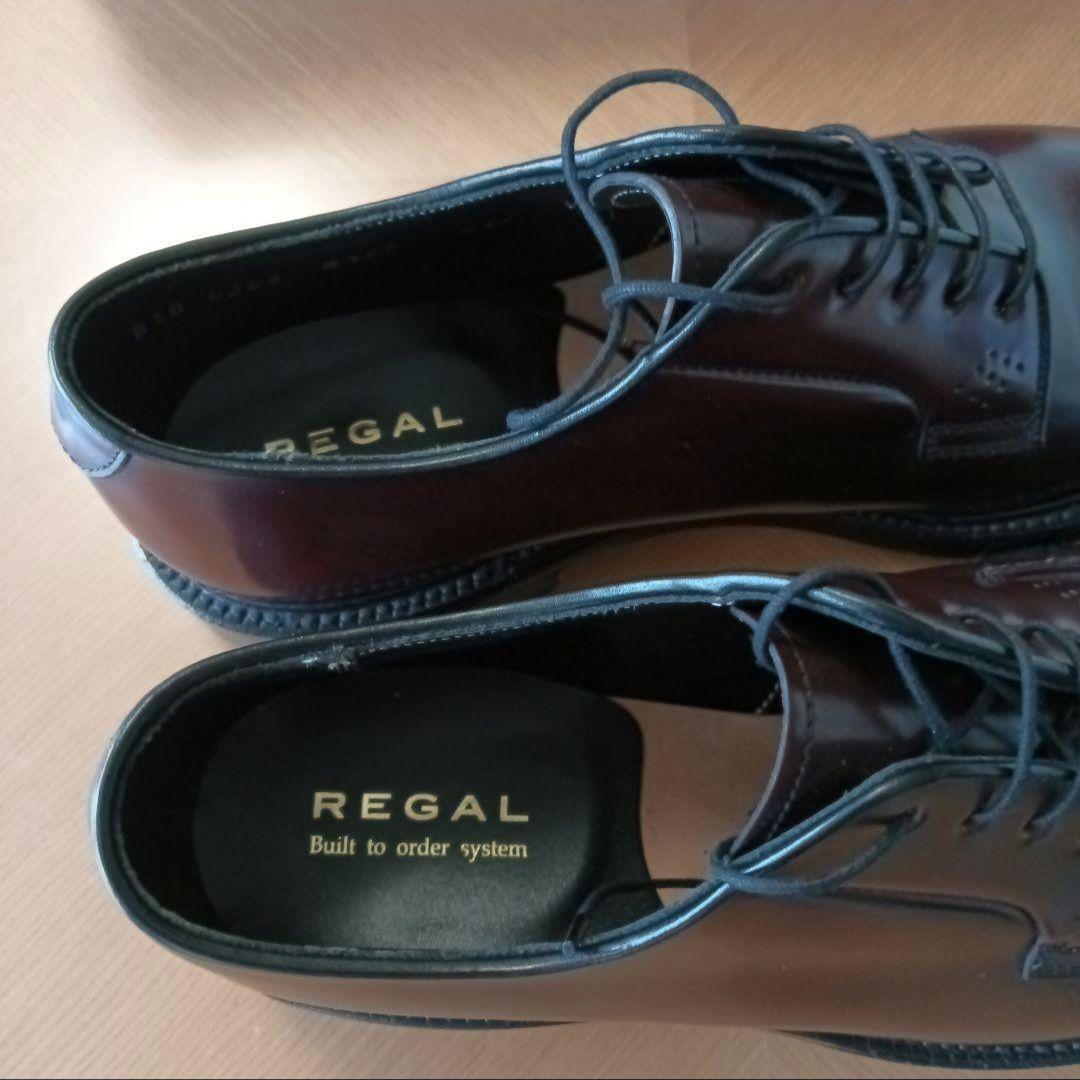 リーガル　コードバンプレーントゥシューズ　25.5