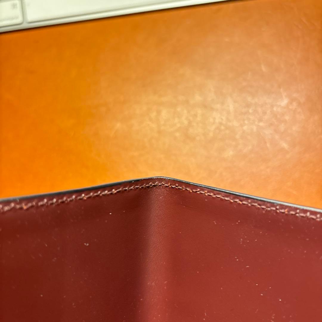 SMYTHSON 紺色パスポートケース