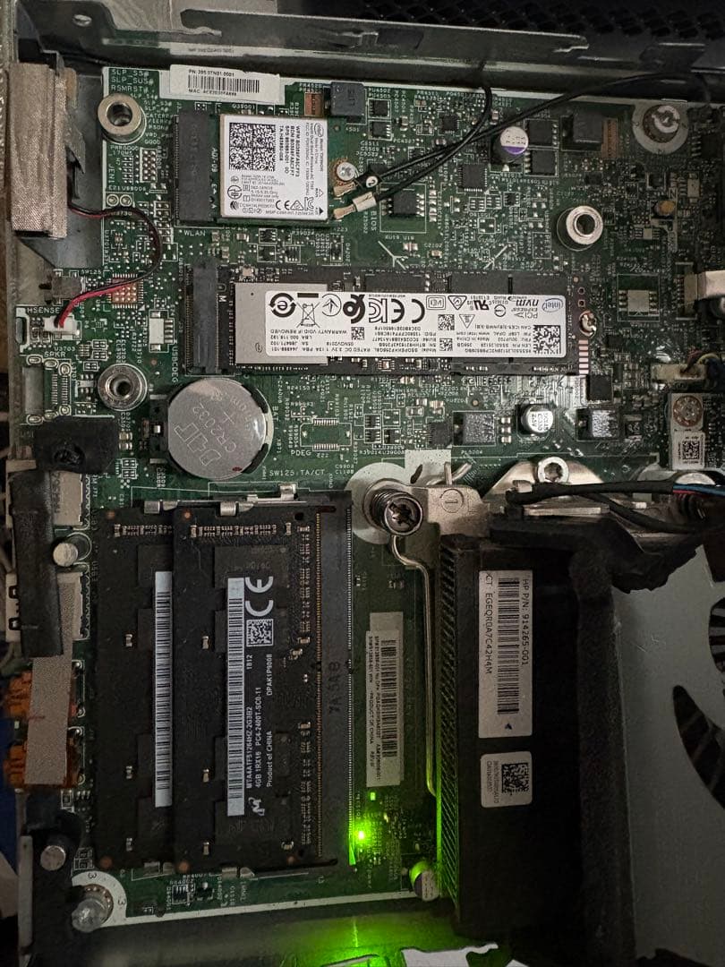 ミニPC HP ProDesk 400 G3 DM Core i3-6100t 8GB