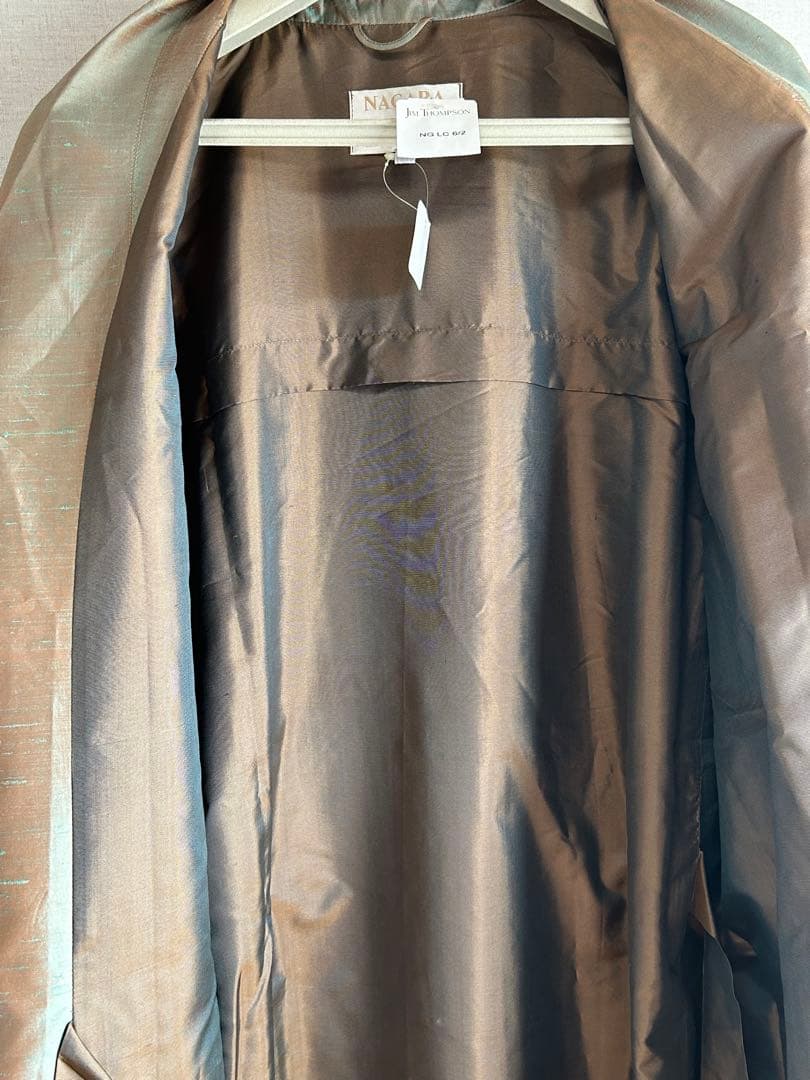 【新品】NAGARA for JIMTHOMPSON タイシルク　ガウンコート