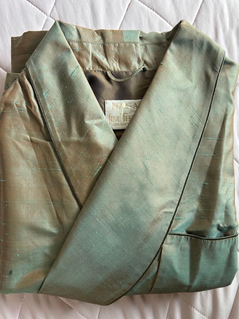 【新品】NAGARA for JIMTHOMPSON タイシルク　ガウンコート