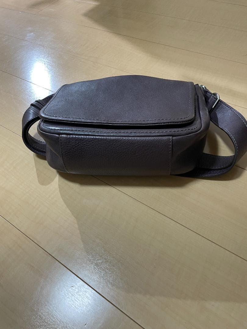 土屋鞄トーンオイルヌメ ミディアムショルダー(パープル)