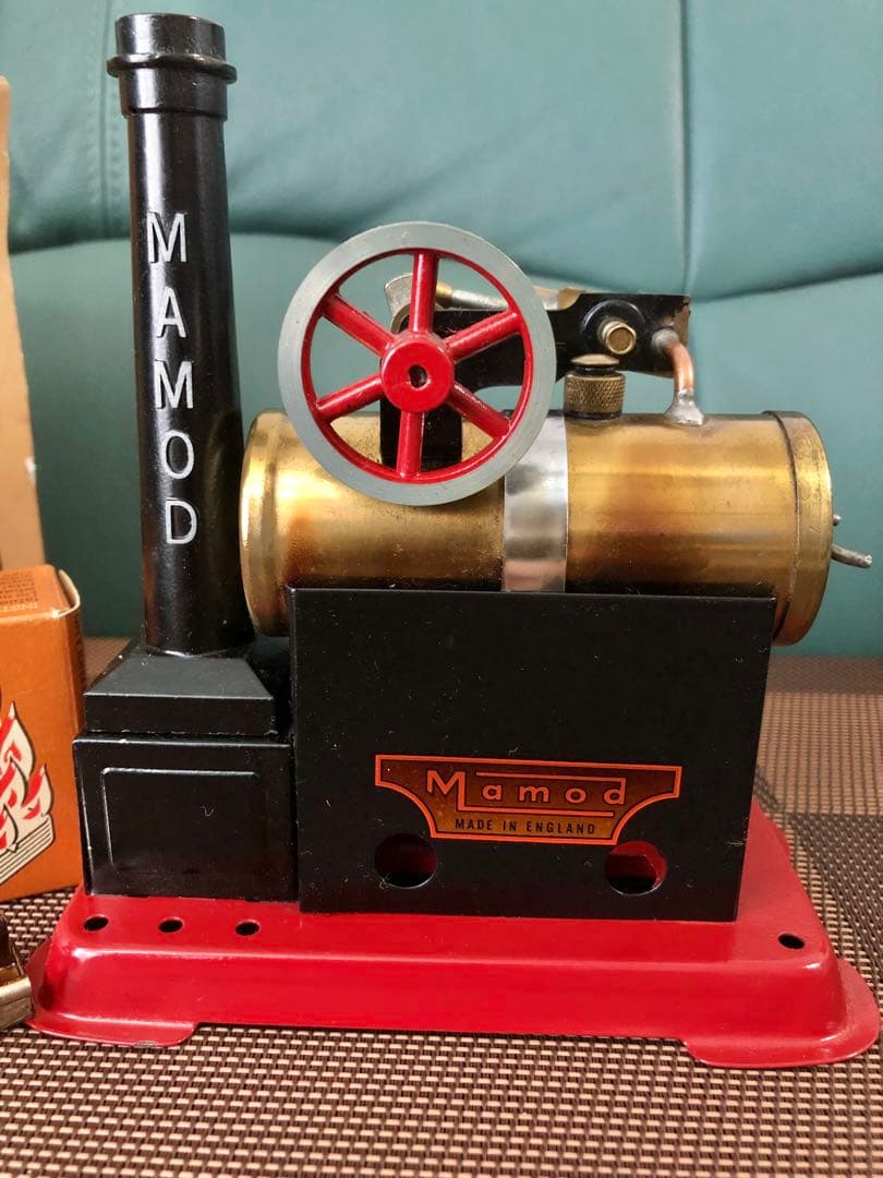 ★絶版！￼Mamod SP-1 スチームエンジン￼ H:15cm　　箱付き