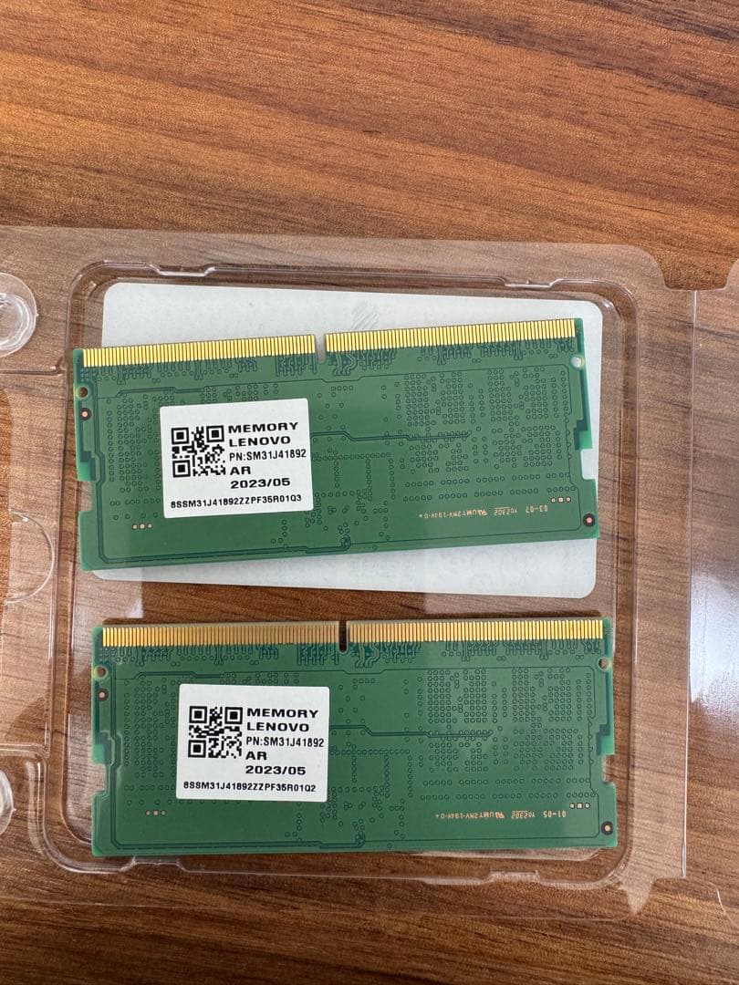 Samsung DDR5 (SODIMM) メモリ16GB（8GB 2枚セット）