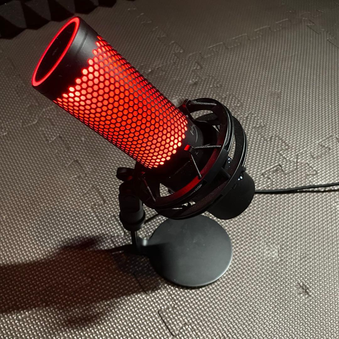 HyperX QuadCast 2 コンデンサーマイクUSBマイク ゲーマー向け