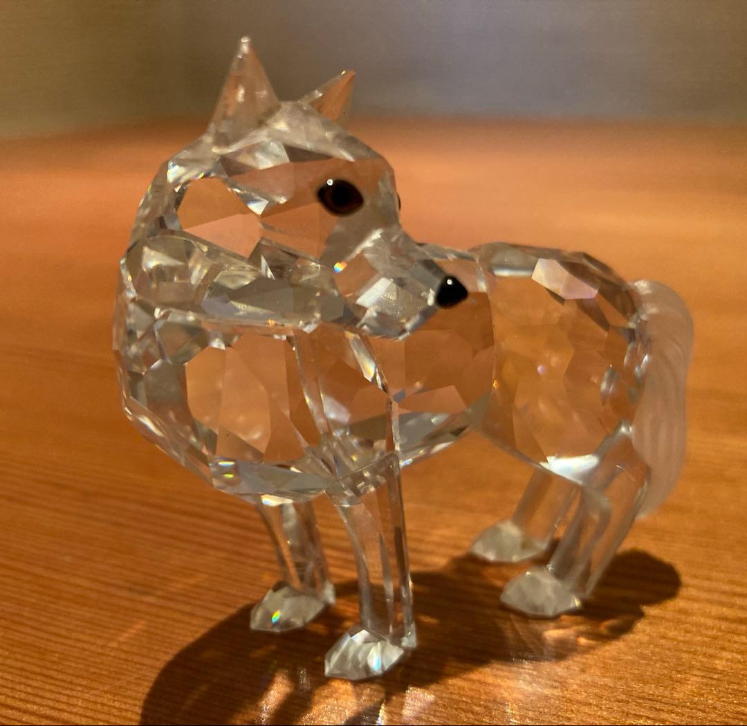 【廃盤品】スワロフスキー　オオカミ