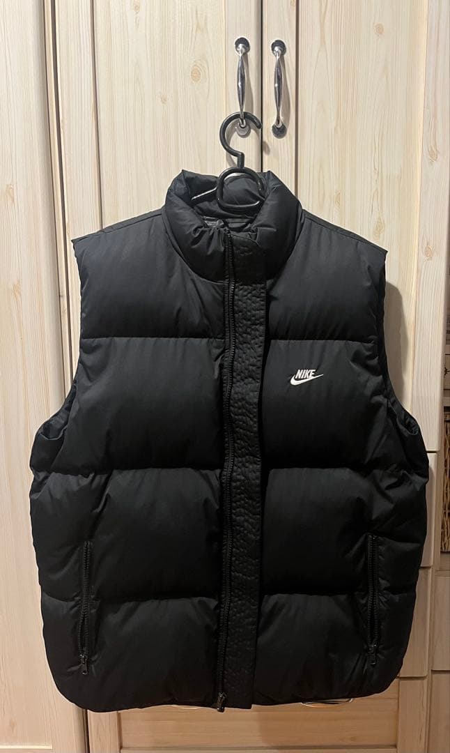ナイキ プリマロフト ウォーター リペレント パファー ベスト ブラック L