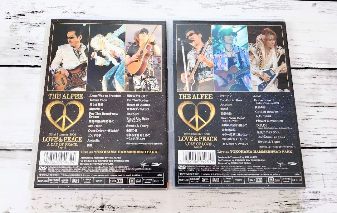 【DVD】THE ALFEE 2004 LOVE ＆ PEACE