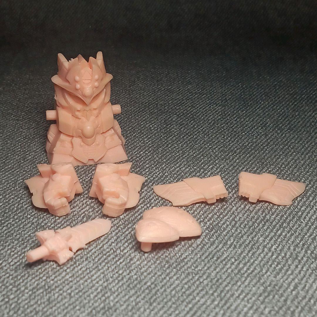 ガン消し 影機甲神カオスガイヤー 消しゴム フィギュア ガシャポン戦士