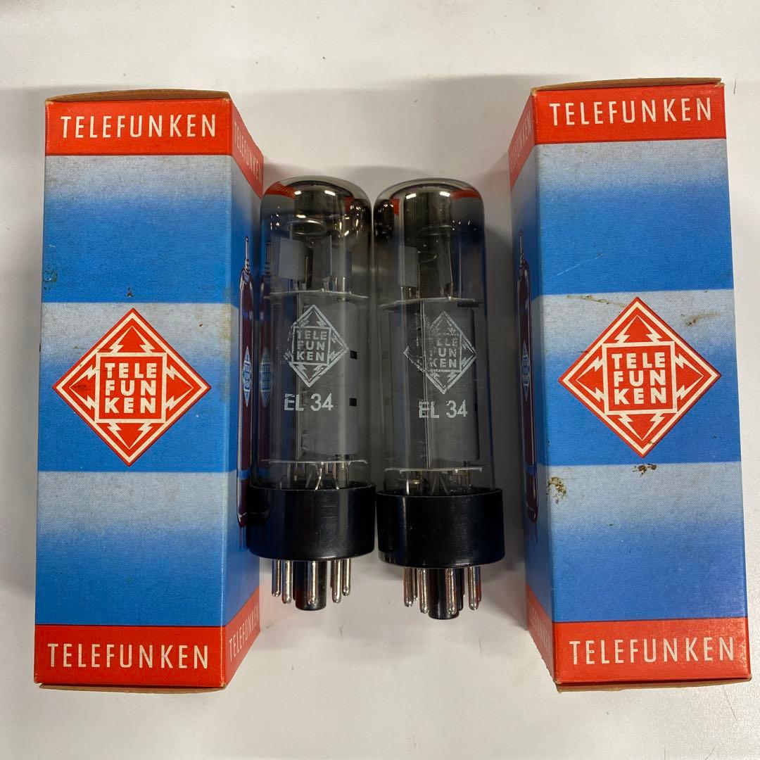 た　真空管　TELEFUNKEN EL34 2本セット