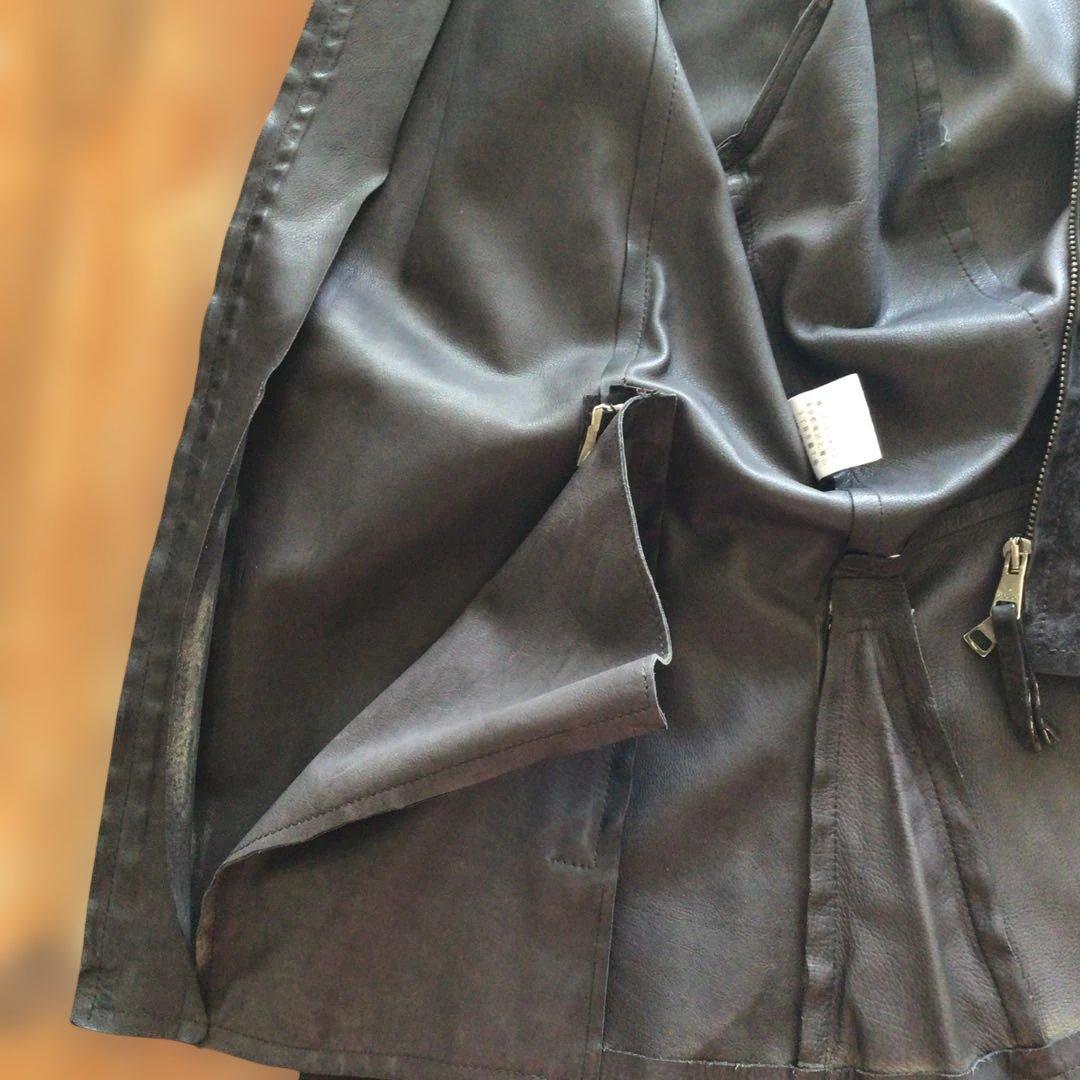 グッチGUCCI スウェード　シングルライダース　サイズ48