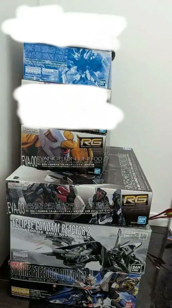ガンプラ、エヴァ、まとめ売りMG.RG.