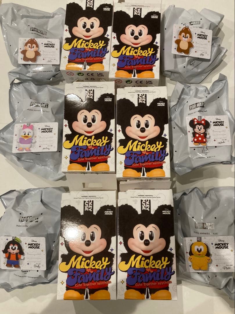 POPMART ミッキーファミリー　ミニー　デイジー　グーフィー　チップデール他