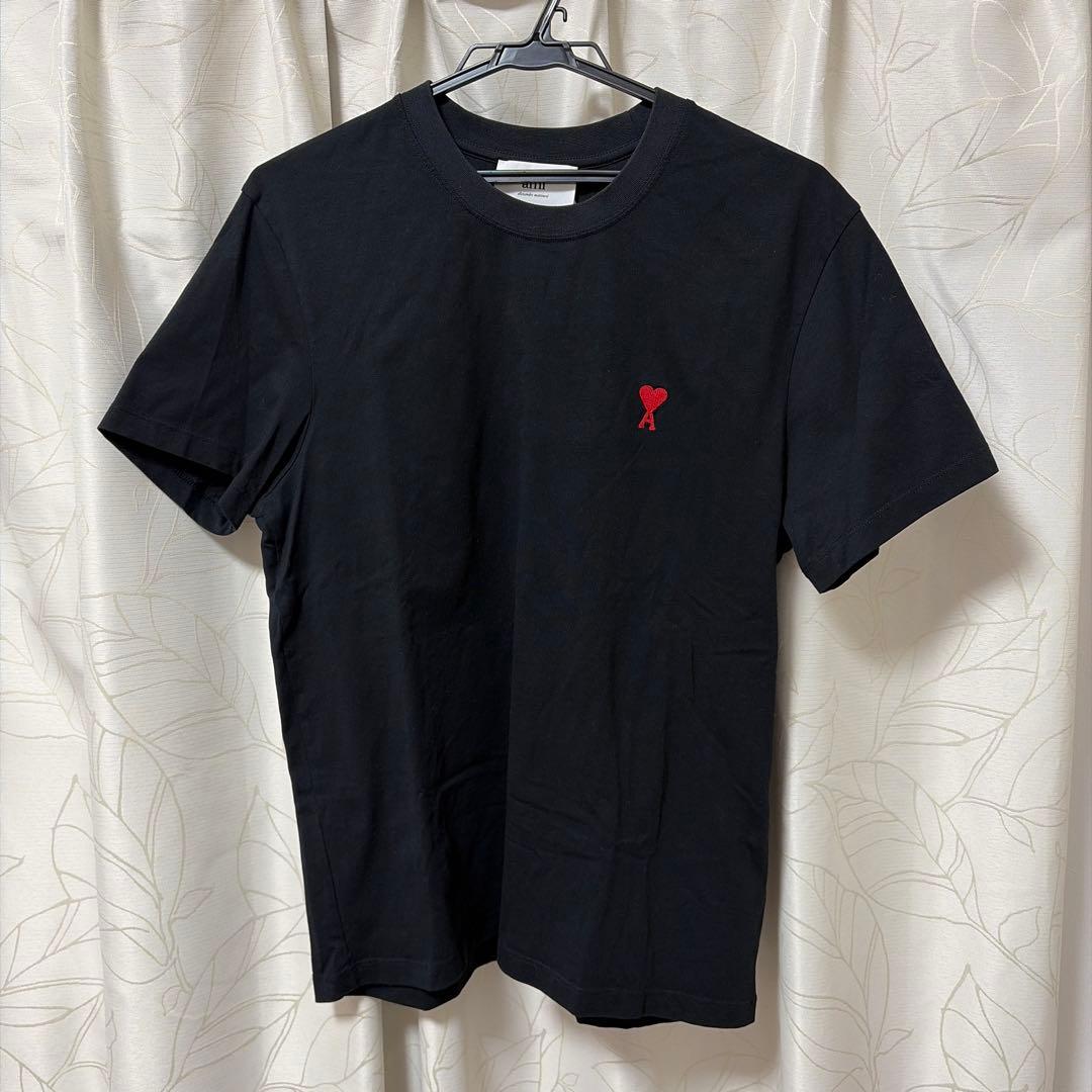 【美品】AMI PARIS ハートA Tシャツ ブラック M 正規品