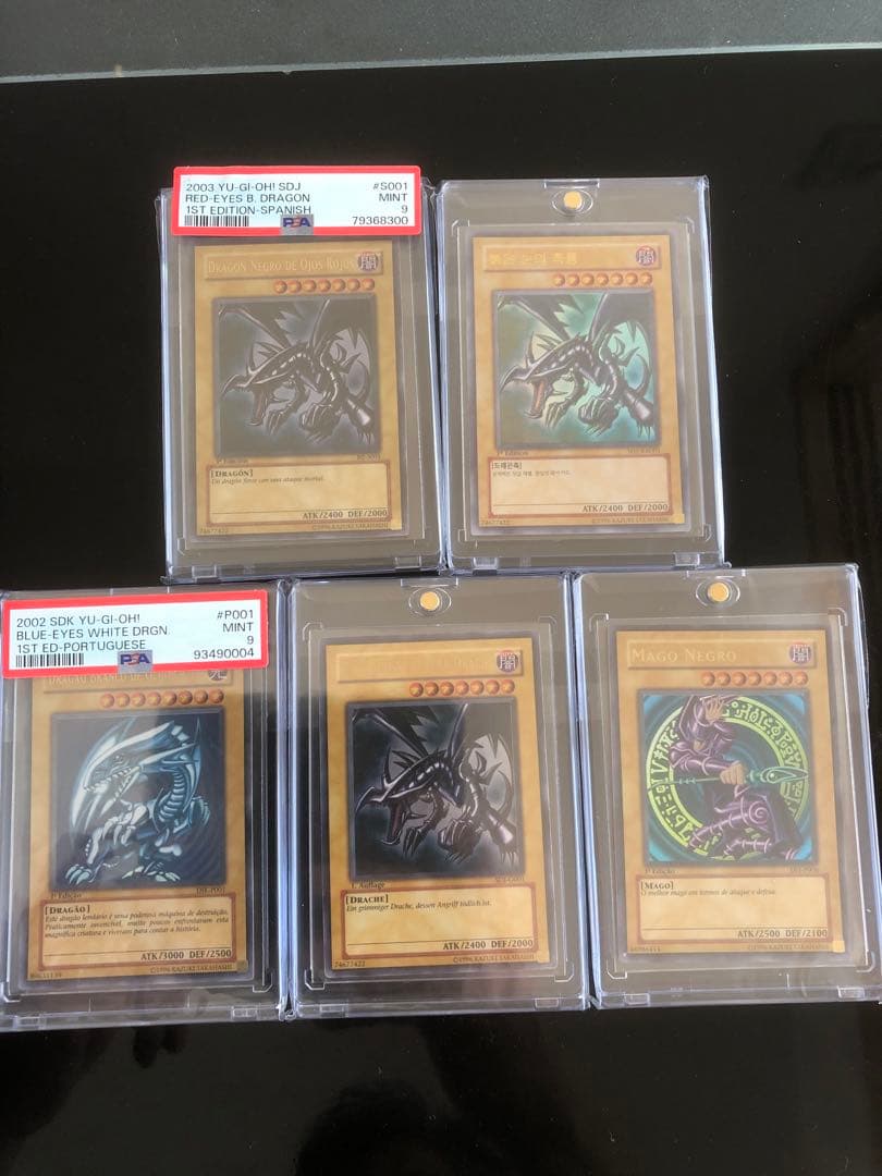 外国語　遊戯王　御三家　初版1st