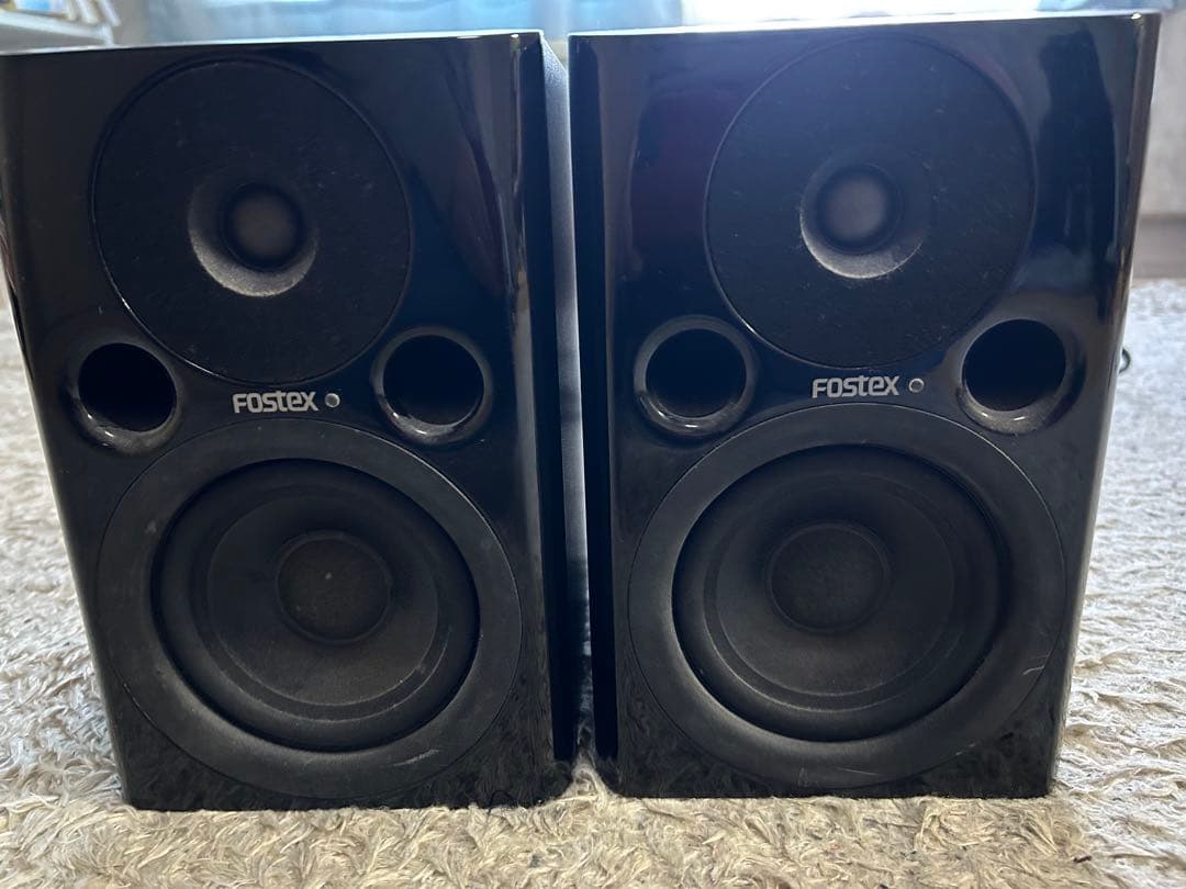 Fostex pm0.4nスタジオモニタースピーカー ブラック ペア