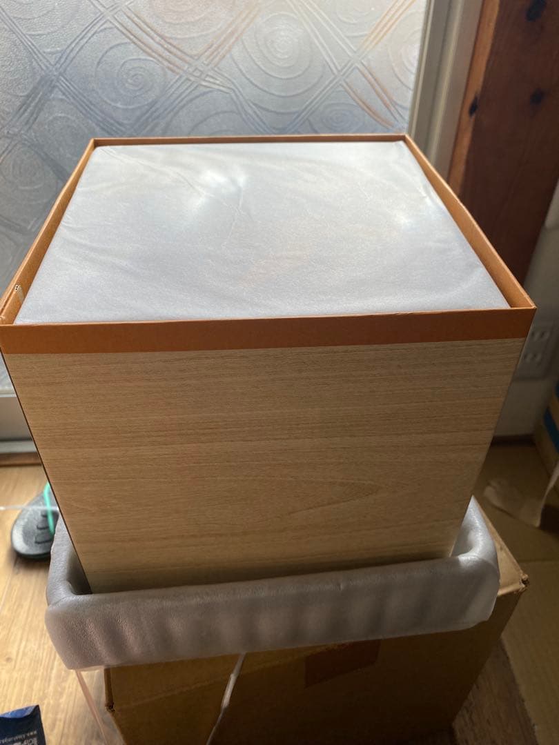 金色の松鶴 重箱 台付