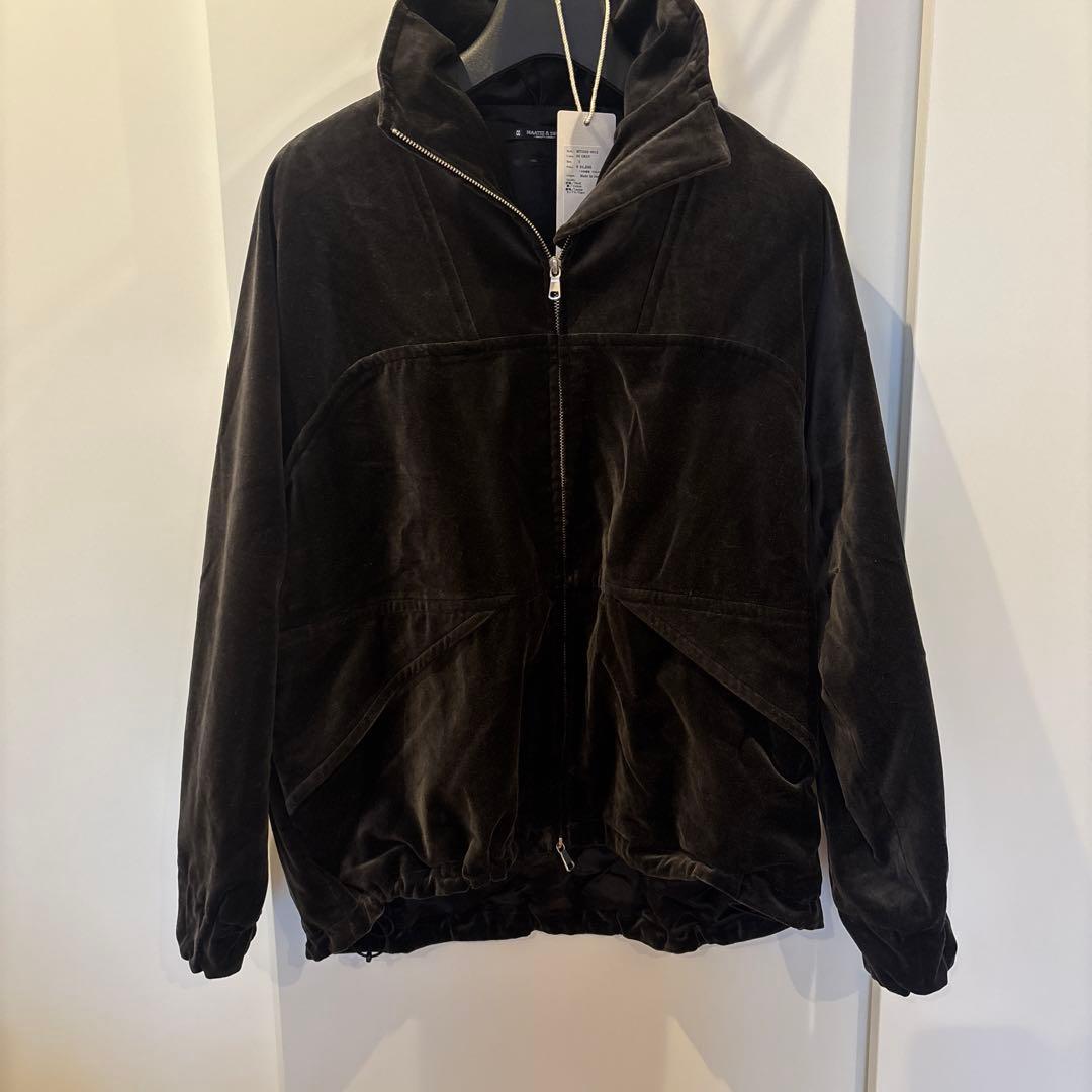 ジャケット・アウター MAATEE&SONS VELVET STAND JACKET Gray 2