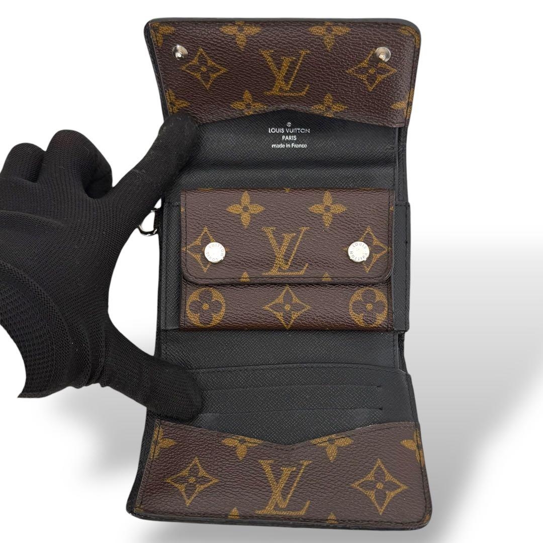 ルイヴィトン モノグラム マカサー コンパクトウォレット　モノグラムマカサー