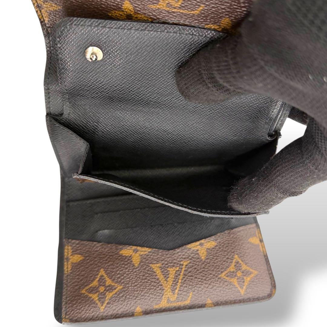 ルイヴィトン モノグラム マカサー コンパクトウォレット　モノグラムマカサー