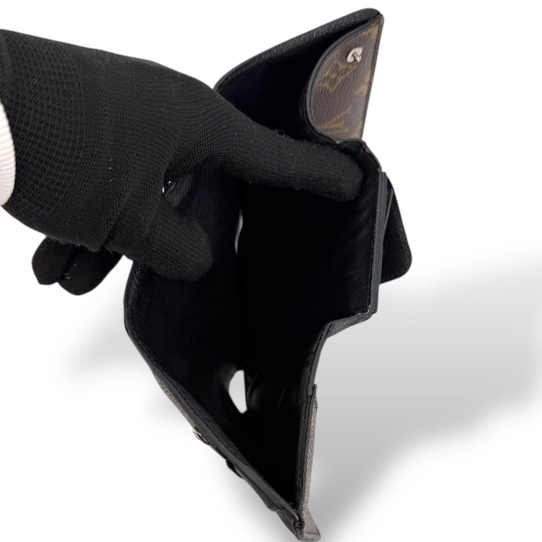 ルイヴィトン モノグラム マカサー コンパクトウォレット　モノグラムマカサー