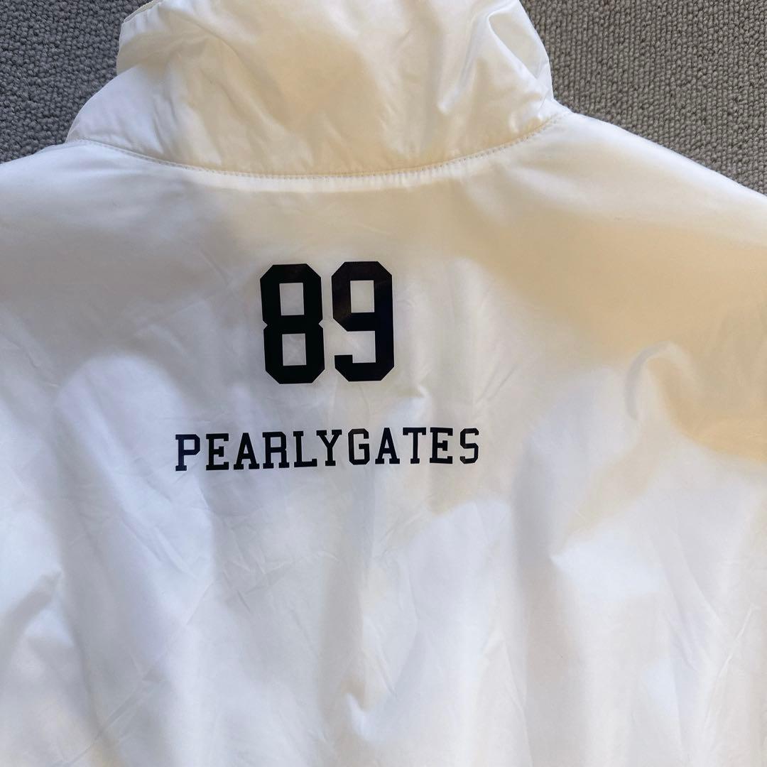 美品　PEARLY GATES 中綿ジャケット アーガイルニットホワイト　1