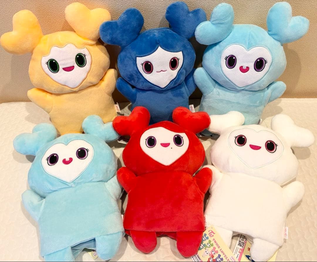 TWICE GIGO LOVELYS ぬいぐるみパペット ☆5種類 セット