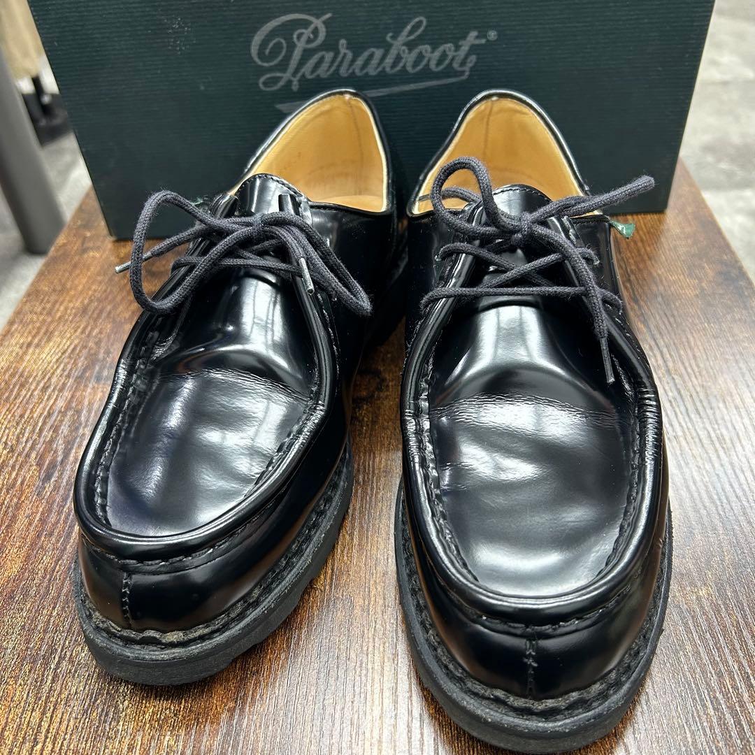 Paraboot パラブーツ MICHAEL Ⅱ ガラスレザー ブラック 41