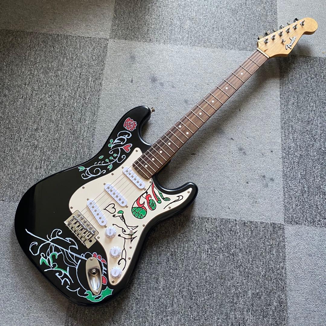 ビンテージストラトキャスター ジミヘンドリックス サイケ柄