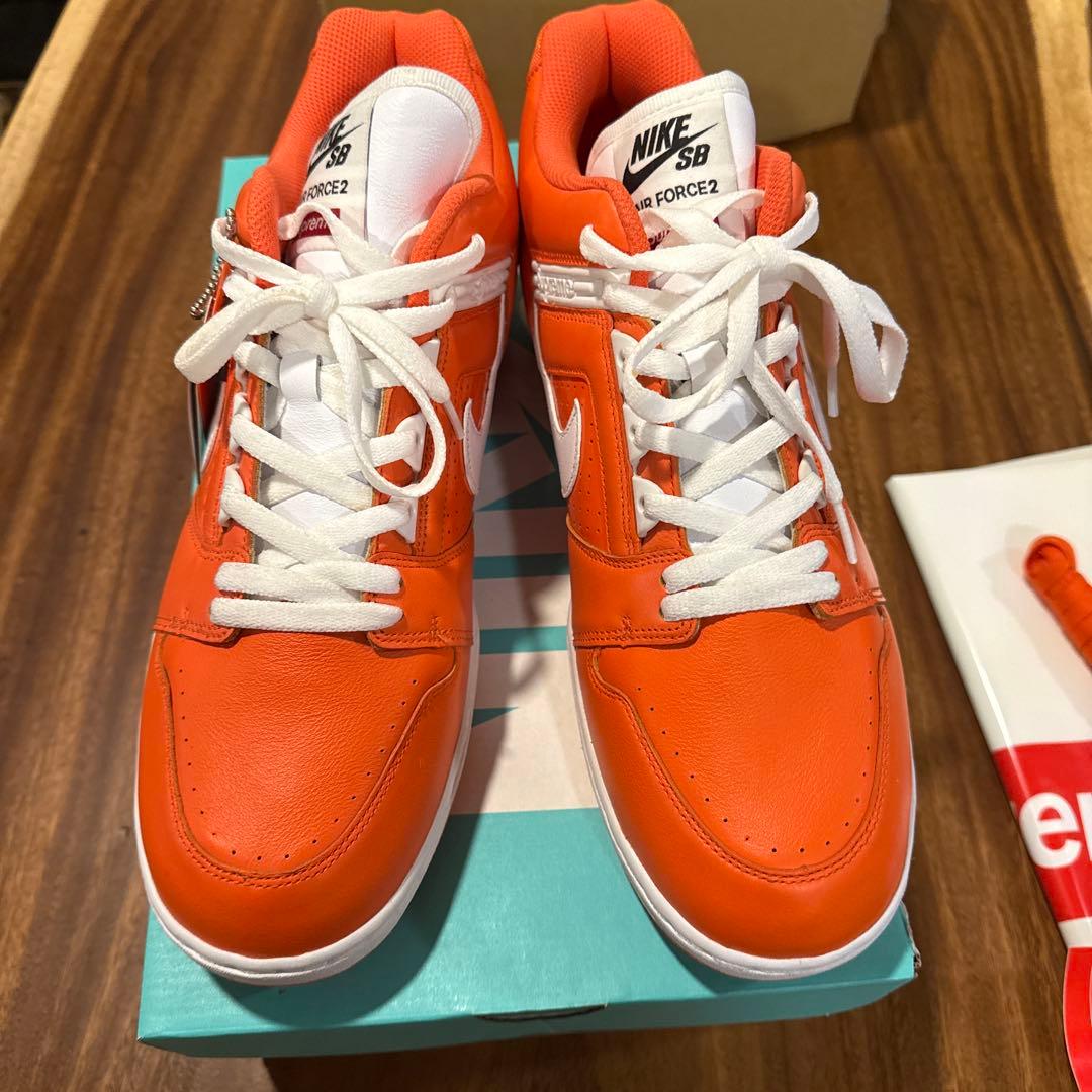 NIKE × Supreme SB AIR FORCE 2 　US13　室内履き