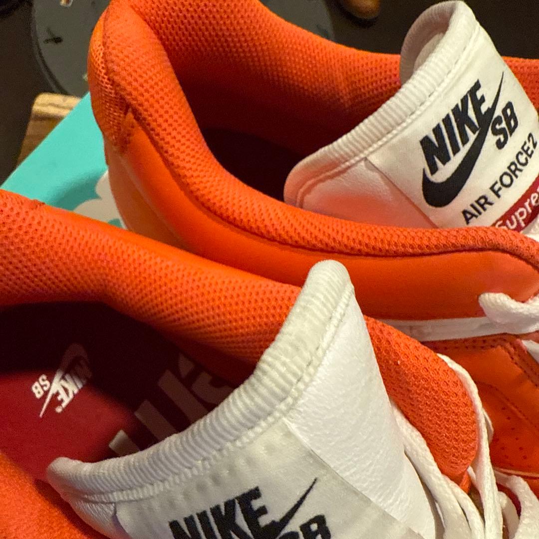 NIKE × Supreme SB AIR FORCE 2 　US13　室内履き