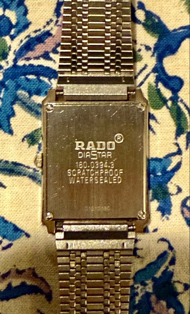 RADO DiaStar 金色側時計
