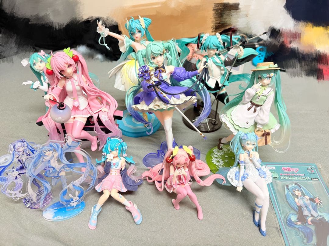 お*引様 初音ミク フィギュア アクリルスタンド まとめ売り
