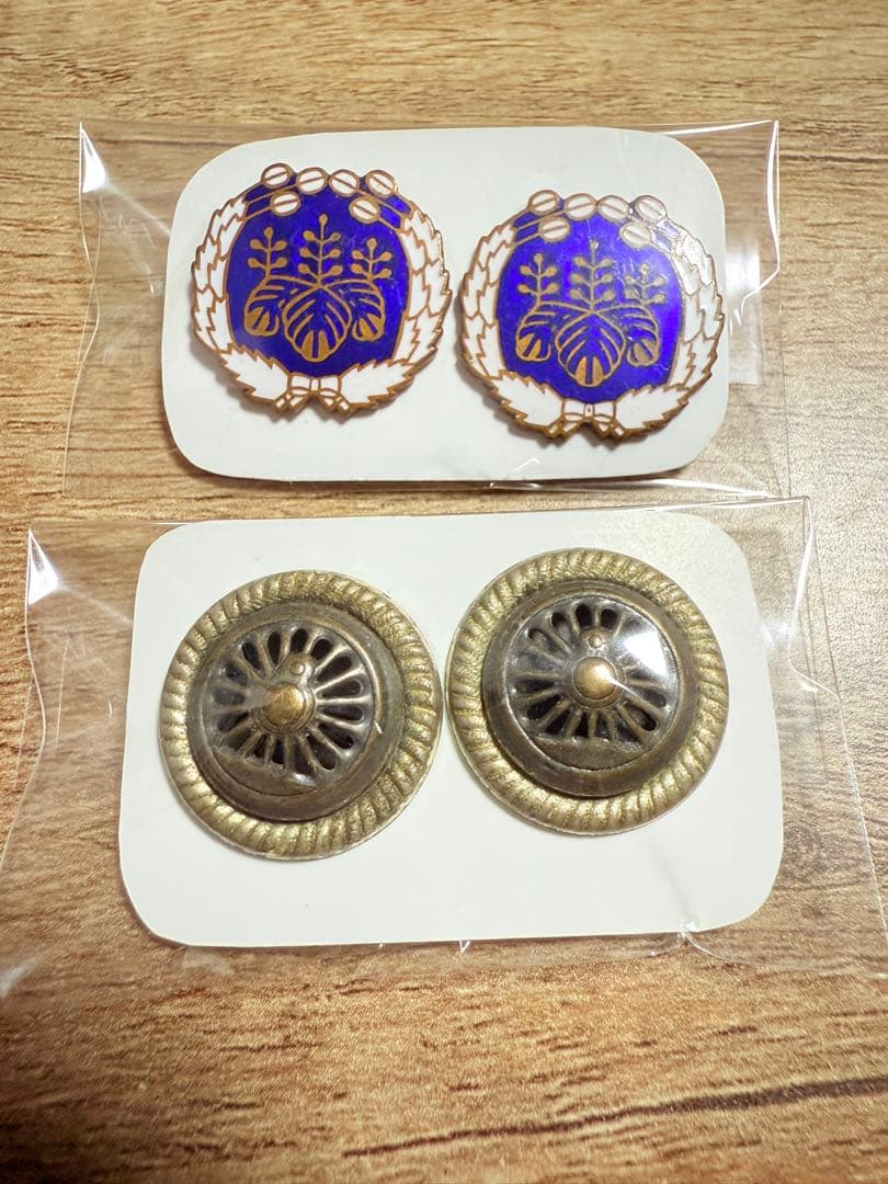 国鉄　鉄道公安　国鉄公安　襟章　ボタン　6点セット